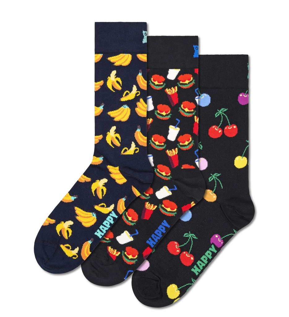3-Pack Classic Banana Socks
