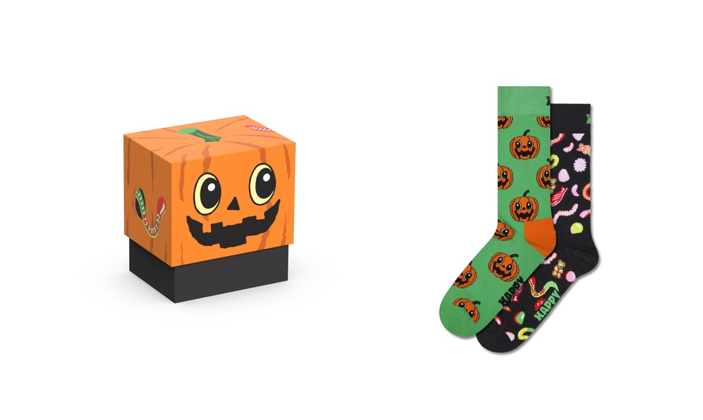 2-Pack Trick Or Treat Socks Gift Set