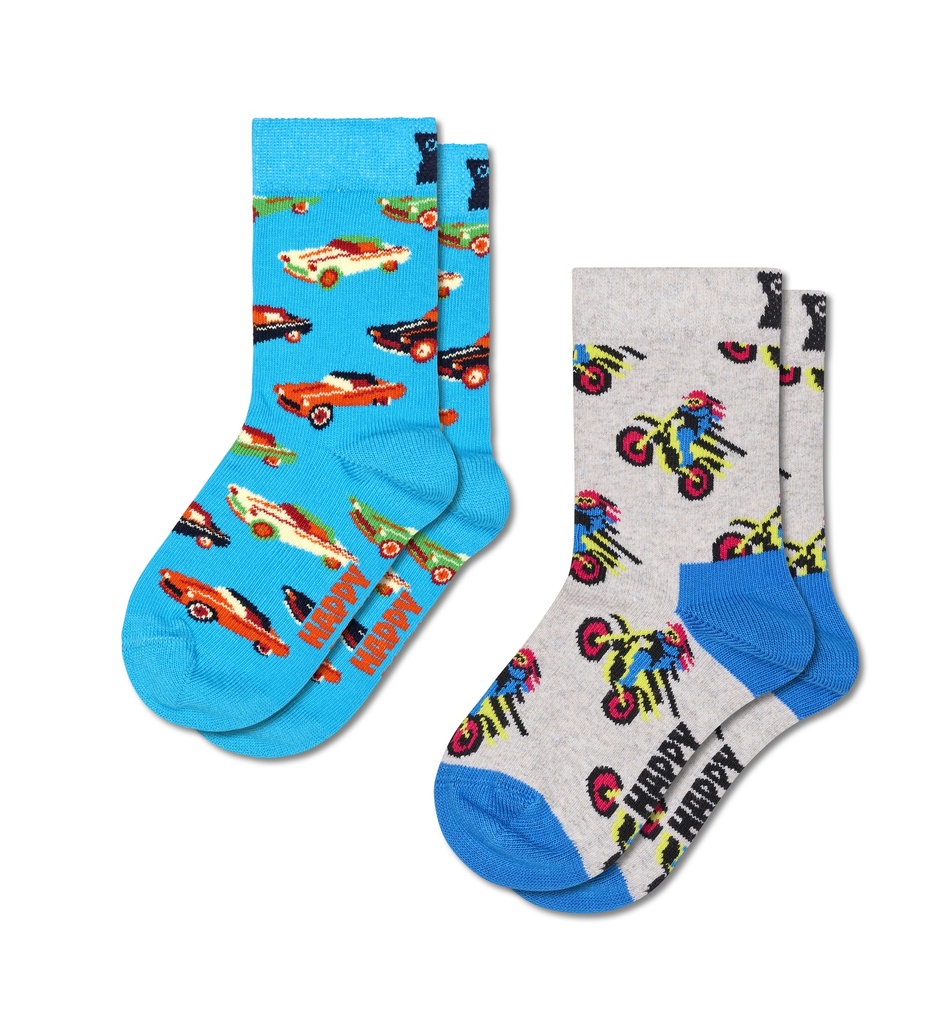 Kids 2-Pack Car Socks