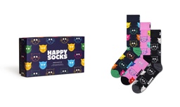3-Pack Mixed Cat Socks Gift Set
