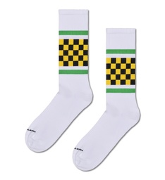 Checked Stripe Sneaker Sock