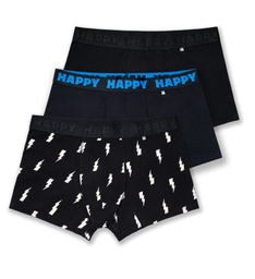 3-Pack Black and White Short Boxers